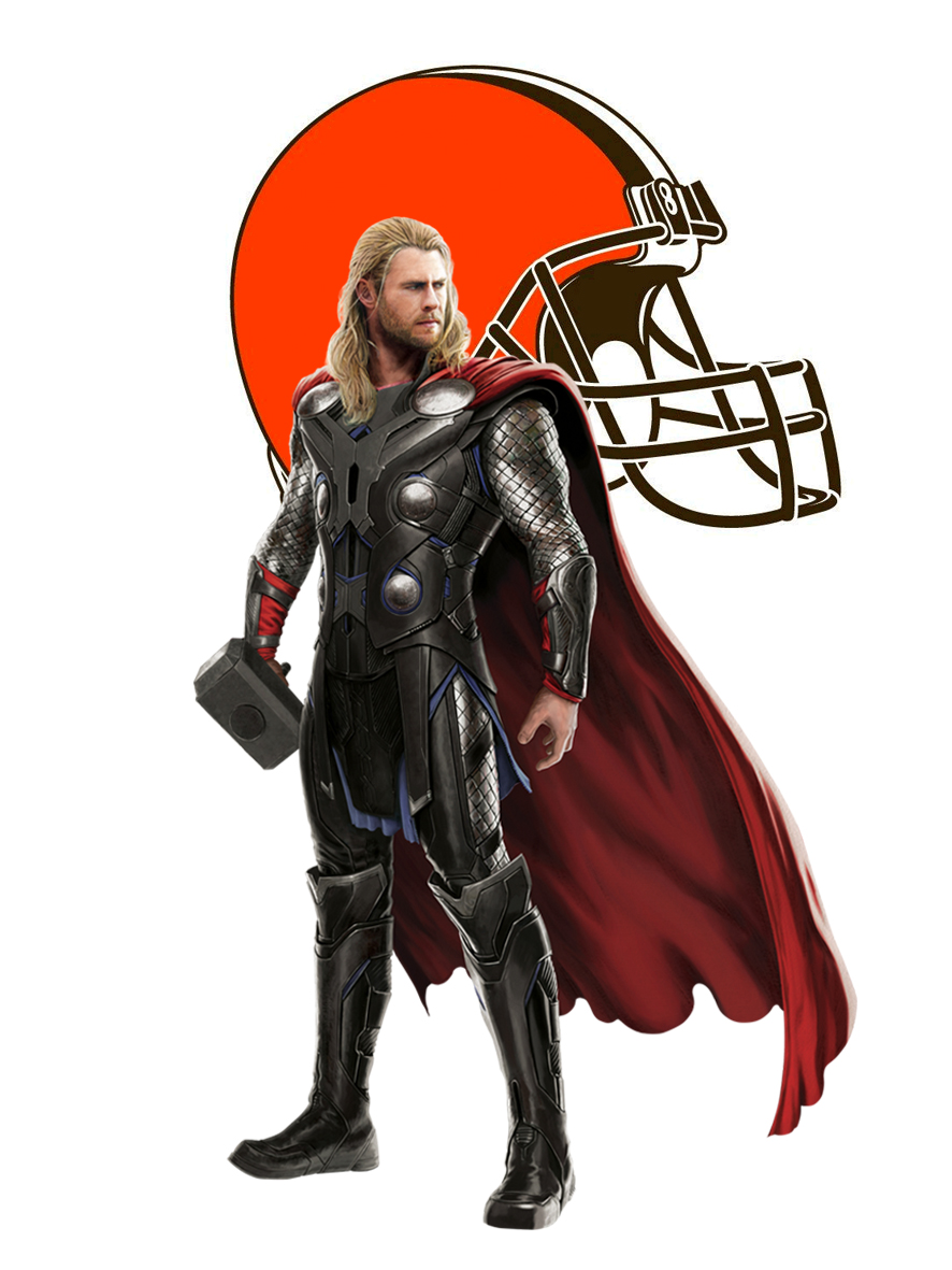 Cleveland Browns Thor Logo vinyl decal